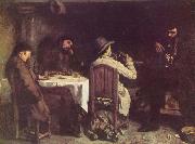 Gustave Courbet After Dinner at Ornans oil on canvas